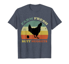 Load image into Gallery viewer, Vintage Farm Fresh Butt Nuggets Funny Chickens Eggs Gifts T-Shirt