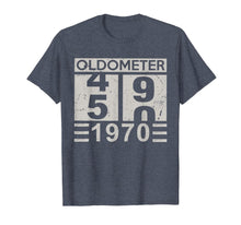 Load image into Gallery viewer, Oldometer 49 50 Born In 1970 Funny Birthday Dad Gifts T-Shirt-361117