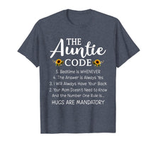 Load image into Gallery viewer, Funny Family Matching Gifts For Aunt The Auntie Code T-Shirt-3161373