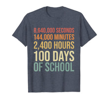 Load image into Gallery viewer, 100th Day Preschool Kids Teacher Retro 100 Days Of School T-Shirt-1138177