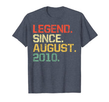 Load image into Gallery viewer, Legend Since August 2010 T-Shirt- 9 years old Gifts Shirt 165239