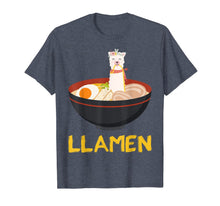 Load image into Gallery viewer, Llamen Llama Ramen Noodle Japanese Anime Kawaii Gift T-Shirt
