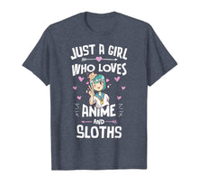 Load image into Gallery viewer, Anime And Sloths Gifts for Daughter and Girls T-Shirt-3204312