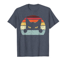Load image into Gallery viewer, Vintage Black Cat - Retro Style Cats Gift - In 10 colors - T-Shirt
