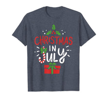 Load image into Gallery viewer, Christmas In July T Shirt Summer Beach Tshirt Hawaiian Gift 352467