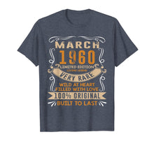 Load image into Gallery viewer, Vintage 60th Birthday March 1960 Shirt 60 Years Old T-Shirt-104250