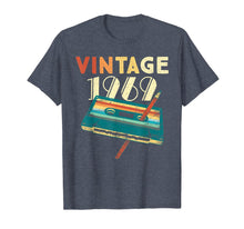 Load image into Gallery viewer, Vintage 1969 Music Cassette 50th Birthday Gifts 50 Years Old T-Shirt 132987