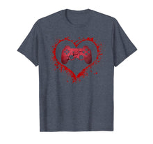 Load image into Gallery viewer, Gamer Heart Valentines Day Video Games Boys Kids Teens Gift T-Shirt-2406771