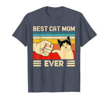 Load image into Gallery viewer, Best Cat Mom Ever T-Shirt Funny Cat Mom Mother Vintage Gift T-Shirt-1323799