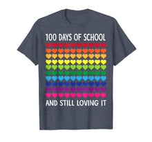 Load image into Gallery viewer, Heart Love 100 Days Of School Shirt Teacher Boy Girl Gift T-Shirt-472547