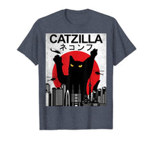 Load image into Gallery viewer, Vintage Catzilla - Japanese Cat Style - Retro Sunset Kitten T-Shirt