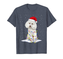 Load image into Gallery viewer, Poodle Santa Christmas Tree Lights Xmas Gifts T-Shirt-931591