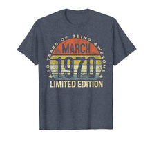 Load image into Gallery viewer, 50 Year Old Gifts March 1970 Limited Edition 50th Birthday T-Shirt-163364