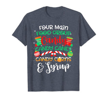Load image into Gallery viewer, Four Main Food Groups Elf Buddy Christmas Pajama Xmas Gifts T-Shirt-3112313