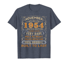 Load image into Gallery viewer, November 1954 Shirt 65 Years Old 65th Birthday Gift Him Her T-Shirt