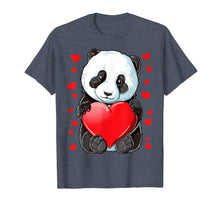 Load image into Gallery viewer, Panda Heart Valentines Day Girls Kids Women Bear Lover Gifts T-Shirt-860968