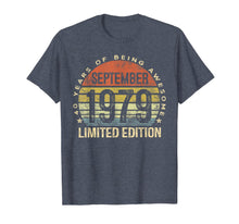 Load image into Gallery viewer, Born September 1979 Limited Edition Bday Gifts 40th Birthday T-Shirt 94085