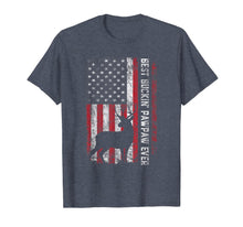 Load image into Gallery viewer, USA Flag Best Buckin' Pawpaw Ever Deer Hunting Father's Day T-Shirt-1606195