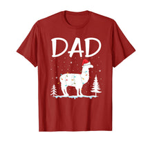 Load image into Gallery viewer, Mens Dad Llama Christmas Funny Matching Family Pajama Gift T-Shirt