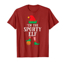 Load image into Gallery viewer, Funny shirts V-neck Tank top Hoodie sweatshirt usa uk au ca gifts for I'm The Sporty Elf Basketbal Christmas Matching Family Gift T-Shirt 951730