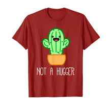Load image into Gallery viewer, Not a Hugger Cactus | Cute Kawaii Do Not Hug Meme T-Shirt