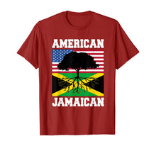 Load image into Gallery viewer, Jamaica Usa Flag Jamaican Roots American Born America-376602