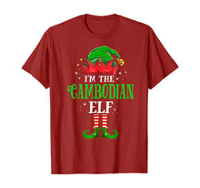 Load image into Gallery viewer, Funny shirts V-neck Tank top Hoodie sweatshirt usa uk au ca gifts for Cambodian Elf Matching Family Group Christmas Gifts T-Shirt 724031