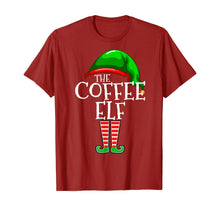 Load image into Gallery viewer, The Coffee Elf Group Matching Family Christmas Gifts Funny T-Shirt