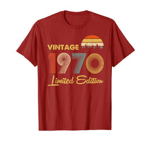 Load image into Gallery viewer, Vintage 1970 Made in 1970 50th birthday 50 years old Gift T-Shirt-883390