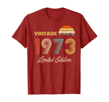 Load image into Gallery viewer, Vintage 1973 Made in 1973 46th birthday 46 years old Gift T-Shirt
