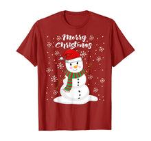 Load image into Gallery viewer, Funny shirts V-neck Tank top Hoodie sweatshirt usa uk au ca gifts for Christmas - Merry Christmas Snowman T-Shirt 911012