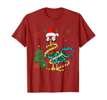 Load image into Gallery viewer, Funny shirts V-neck Tank top Hoodie sweatshirt usa uk au ca gifts for Chicken Christmas Reindeer Christmas Lights Pajama Costume T-Shirt 399599