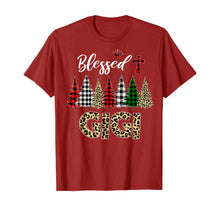Load image into Gallery viewer, Funny shirts V-neck Tank top Hoodie sweatshirt usa uk au ca gifts for Leopard Print Christmas Trees Blessed Gigi Xmas Gifts T-Shirt 381871