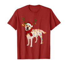 Load image into Gallery viewer, Funny shirts V-neck Tank top Hoodie sweatshirt usa uk au ca gifts for Santa Labrador retriever reindeer Light Christmas gifts T-Shirt 739416
