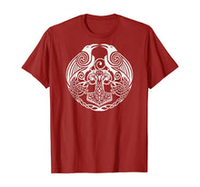 Load image into Gallery viewer, Viking Celtic Huginn & Muninn - Odin's Ravens Viking SHIRT