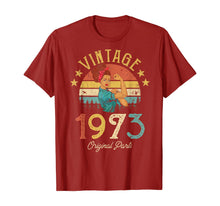 Load image into Gallery viewer, Vintage 1973 Made in 1973 46th birthday 46 years old Gift T-Shirt
