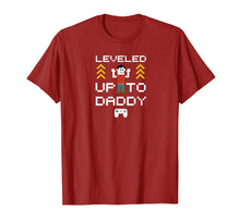Load image into Gallery viewer, Funny shirts V-neck Tank top Hoodie sweatshirt usa uk au ca gifts for New dad Gifts leveled up to daddy day gift idea t-shirt 1261015