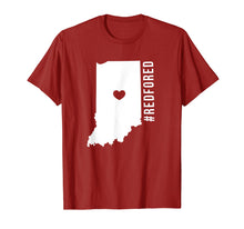 Load image into Gallery viewer, Indiana Red For Ed T-Shirt Teacher Supporter Public School