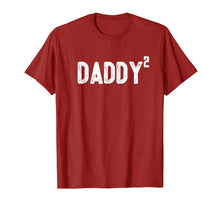 Load image into Gallery viewer, Funny shirts V-neck Tank top Hoodie sweatshirt usa uk au ca gifts for Mens Daddy to be of 2 kids - 2nd power squared Dad shirt 1352161