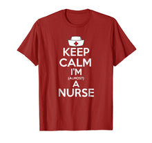 Load image into Gallery viewer, Funny shirts V-neck Tank top Hoodie sweatshirt usa uk au ca gifts for Keep Calm I'm Almost A Nurse T Shirt Future Nurse Gifts 3994037