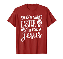 Load image into Gallery viewer, Funny shirts V-neck Tank top Hoodie sweatshirt usa uk au ca gifts for Silly Rabbit Easter Is For Jesus Easter Tshirt Easter Gifts 4233975