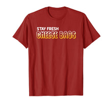 Load image into Gallery viewer, Funny shirts V-neck Tank top Hoodie sweatshirt usa uk au ca gifts for Funny Pop Culture Stay Fresh Cheese Bags Hip T-Shirt 576770
