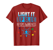 Load image into Gallery viewer, Funny shirts V-neck Tank top Hoodie sweatshirt usa uk au ca gifts for Light It Up Blue Autism Awareness Shirt Support Autism Kids 871358