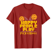 Load image into Gallery viewer, Funny shirts V-neck Tank top Hoodie sweatshirt usa uk au ca gifts for Pickleball Player Gift Pickle Ball Happy People Pickleball T-Shirt 3626710