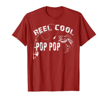 Load image into Gallery viewer, Reel Cool Pop Pop Shirt Fishing Fathers Day Gifts For Men
