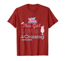 Load image into Gallery viewer, Funny shirts V-neck Tank top Hoodie sweatshirt usa uk au ca gifts for This Girl loves Cruising T-Shirt - Women Cruise Shirt 1896976