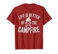 Load image into Gallery viewer, Life Is Better By The Campfire T-Shirt Funny Camping Camper
