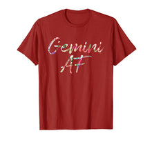 Load image into Gallery viewer, Funny shirts V-neck Tank top Hoodie sweatshirt usa uk au ca gifts for Birthday Gifts - Gemini AF Floral T-Shirt 399287