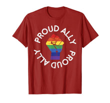 Load image into Gallery viewer, Proud Ally Gay Pride Shirt LGBT Gay Lesbian Protest Gift 171870