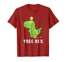 Load image into Gallery viewer, Funny shirts V-neck Tank top Hoodie sweatshirt usa uk au ca gifts for Cute Dinosaur Christmas Shirt: Tree Rex Dinosaur Pun Tee 2051055